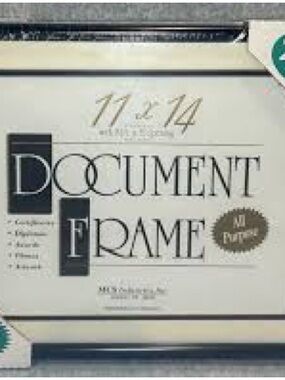 2fer ~NWT Document Frame - 11 X 14 w/ 8 x 11 opening